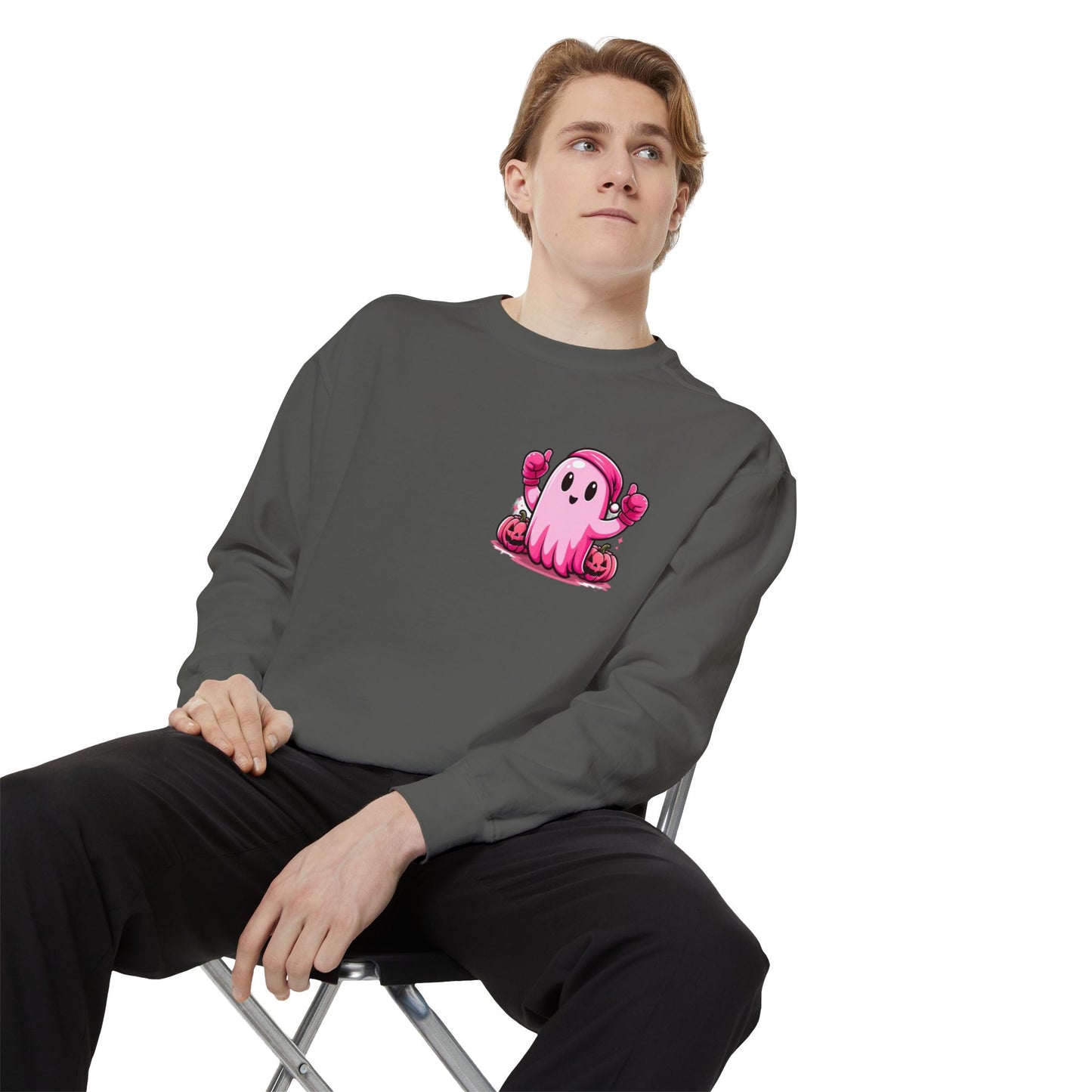 Pink Ghost Unisex Sweatshirt