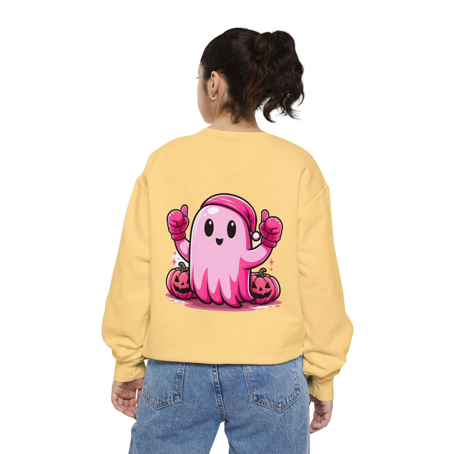 Pink Ghost Unisex Sweatshirt