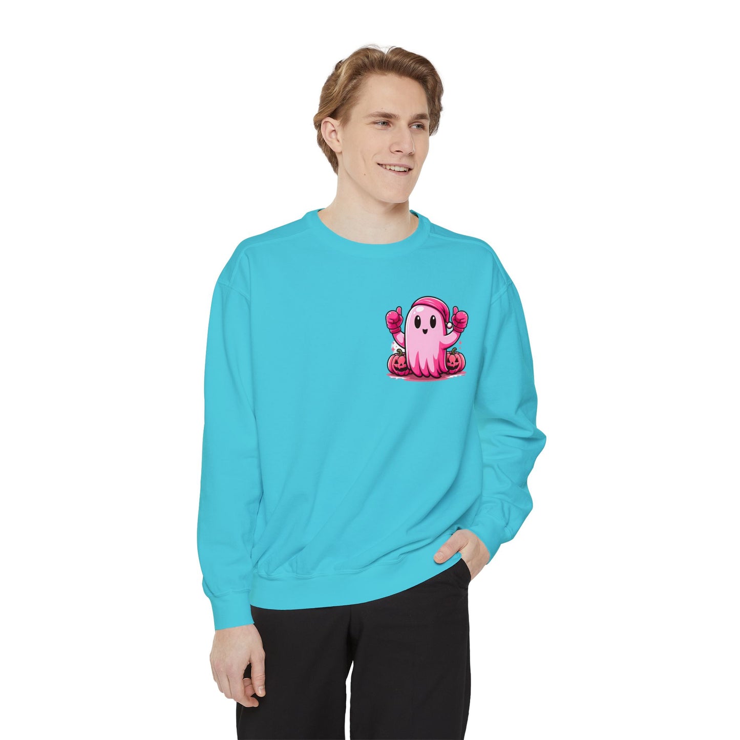 Pink Ghost Unisex Sweatshirt