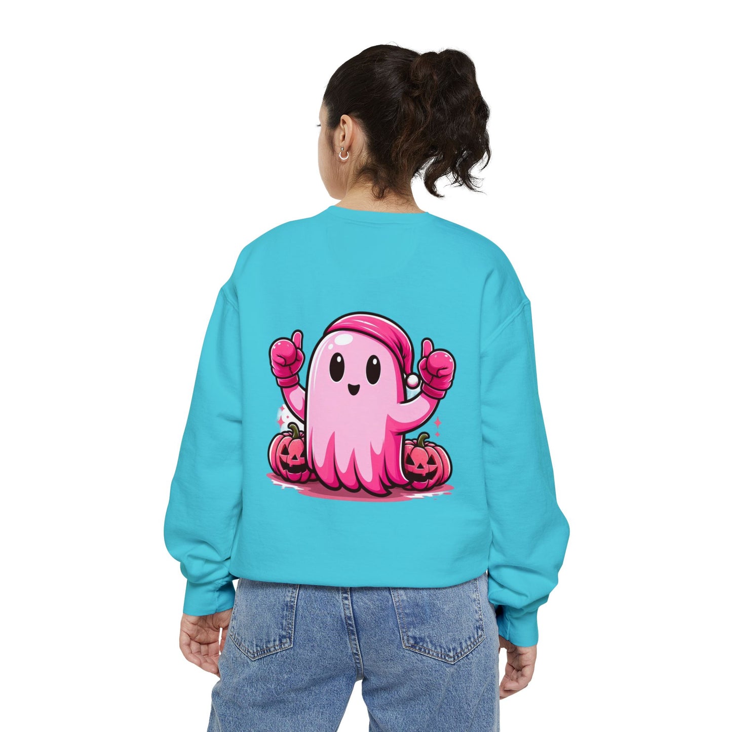 Pink Ghost Unisex Sweatshirt