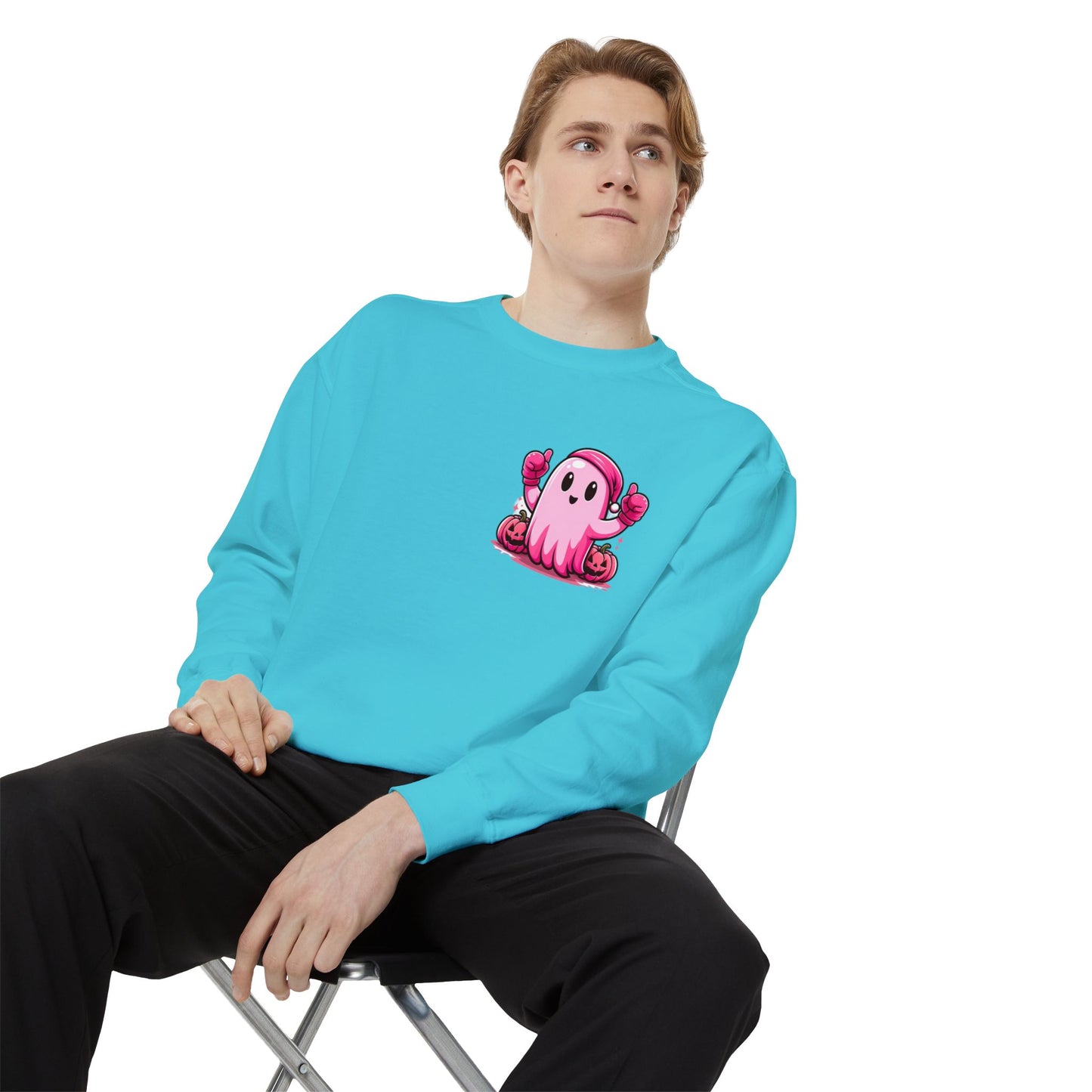 Pink Ghost Unisex Sweatshirt