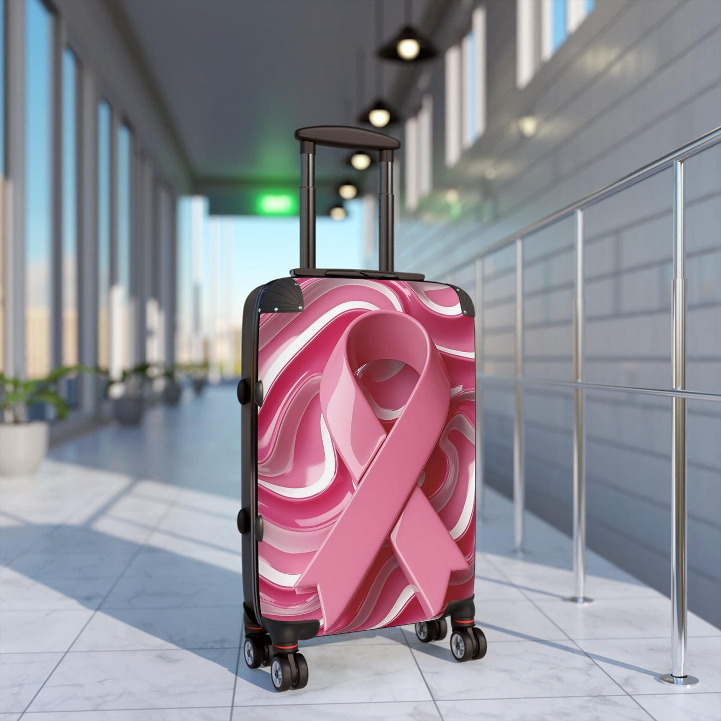 Pink Ribbon Suitcase