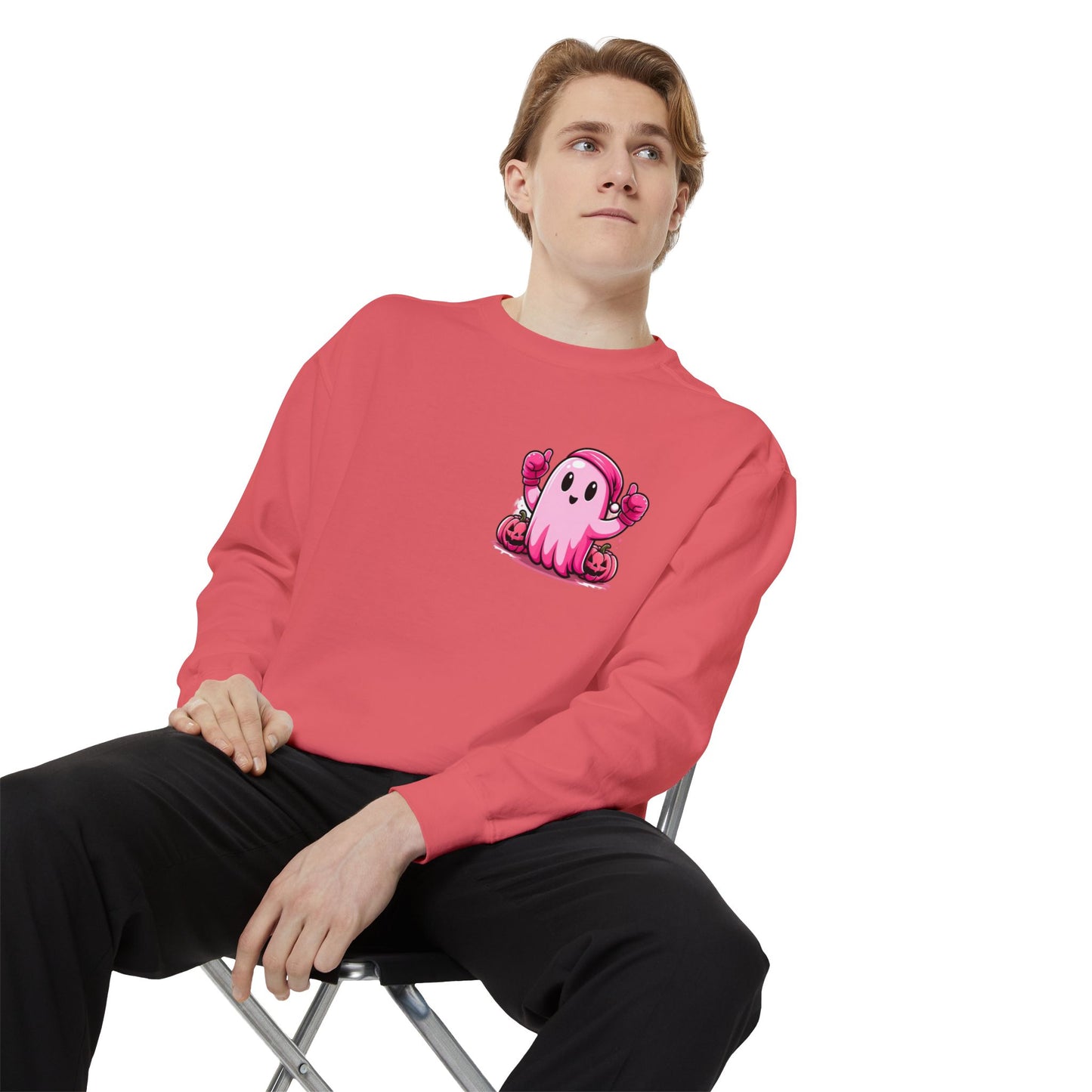 Pink Ghost Unisex Sweatshirt