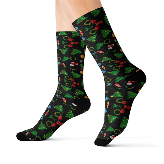 Christmas Pattern  Socks