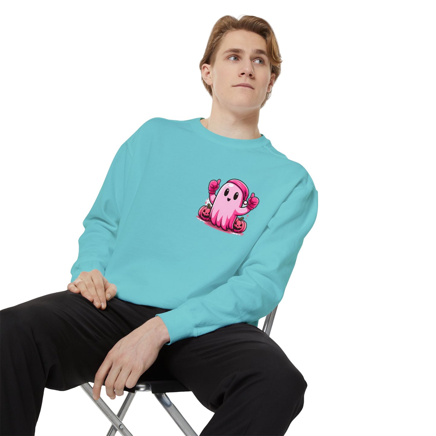 Pink Ghost Unisex Sweatshirt