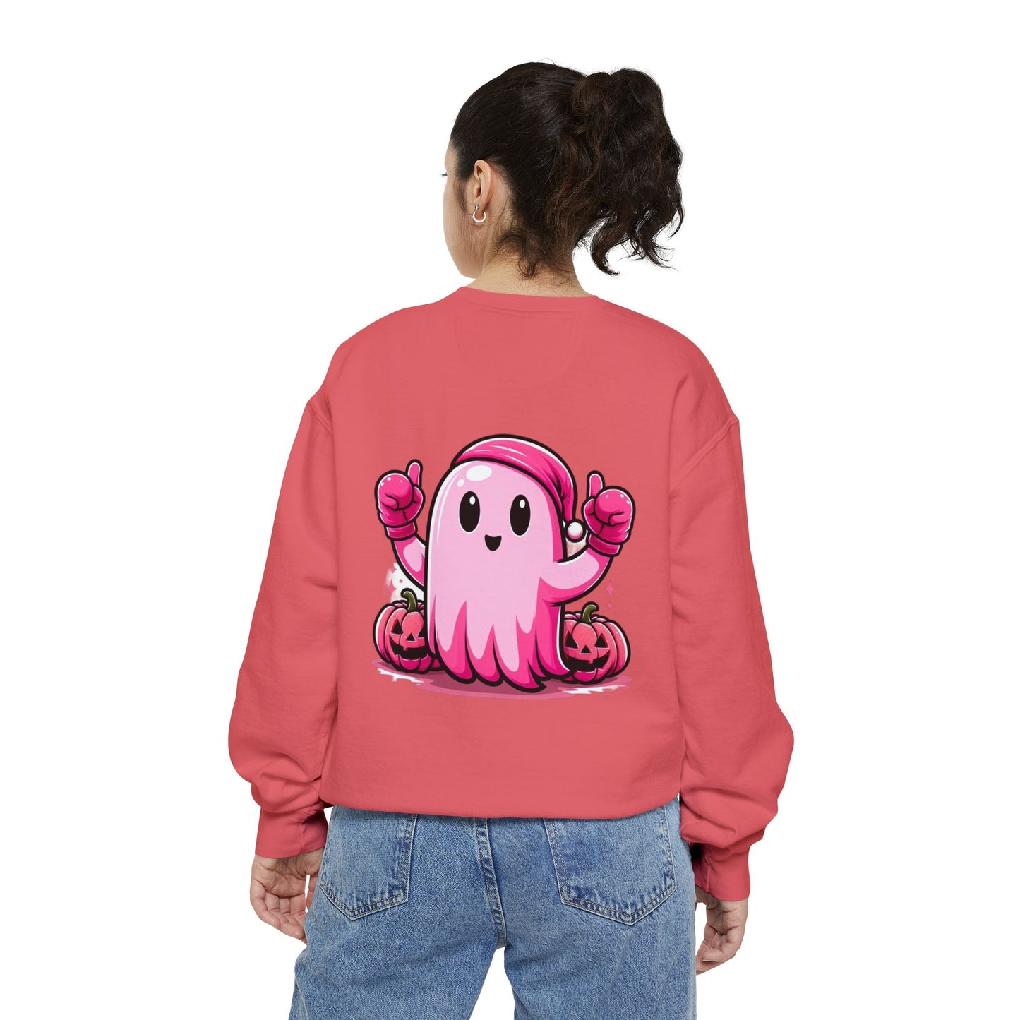 Pink Ghost Unisex Sweatshirt