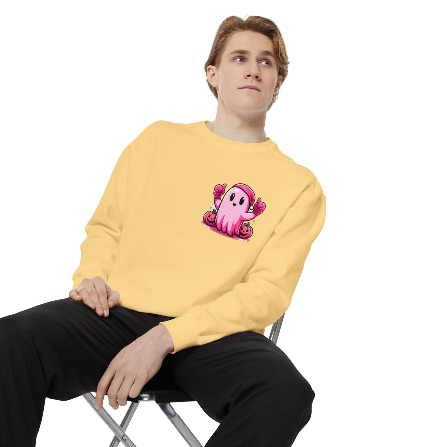 Pink Ghost Unisex Sweatshirt