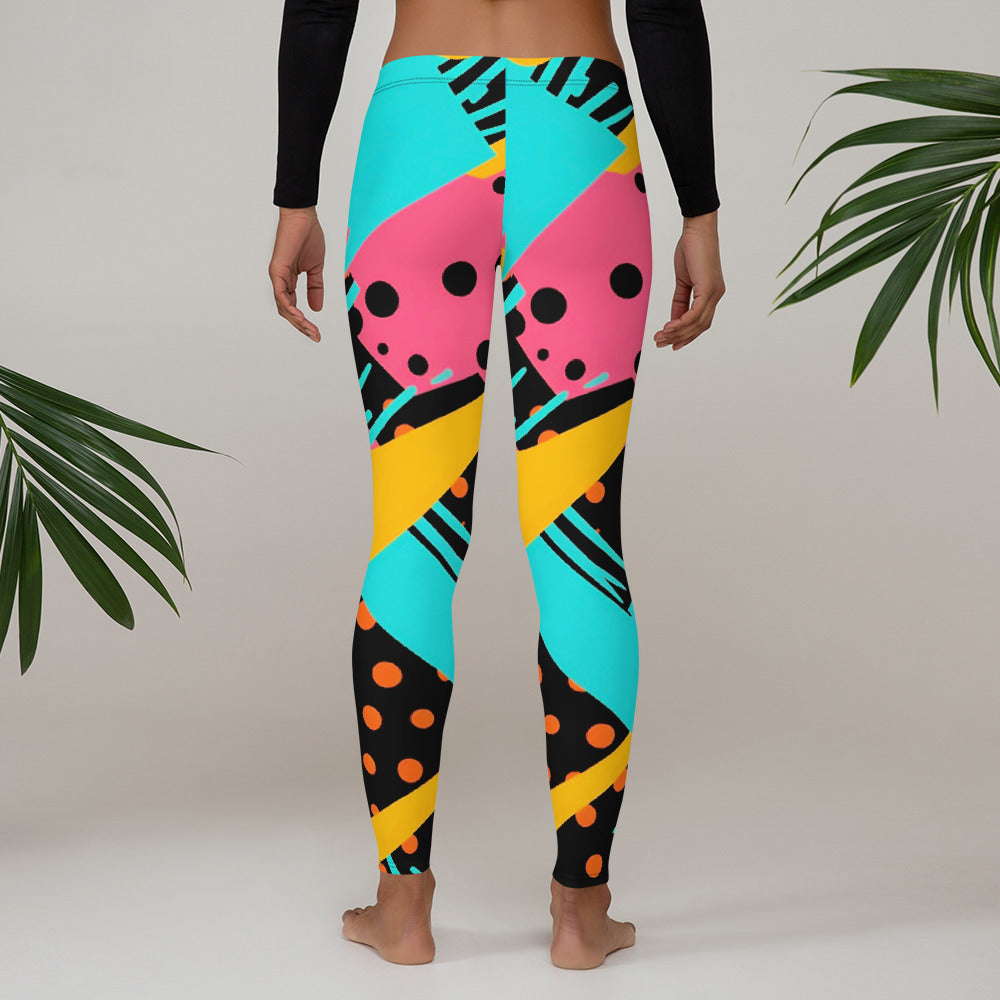 Abstract Paint Leggings