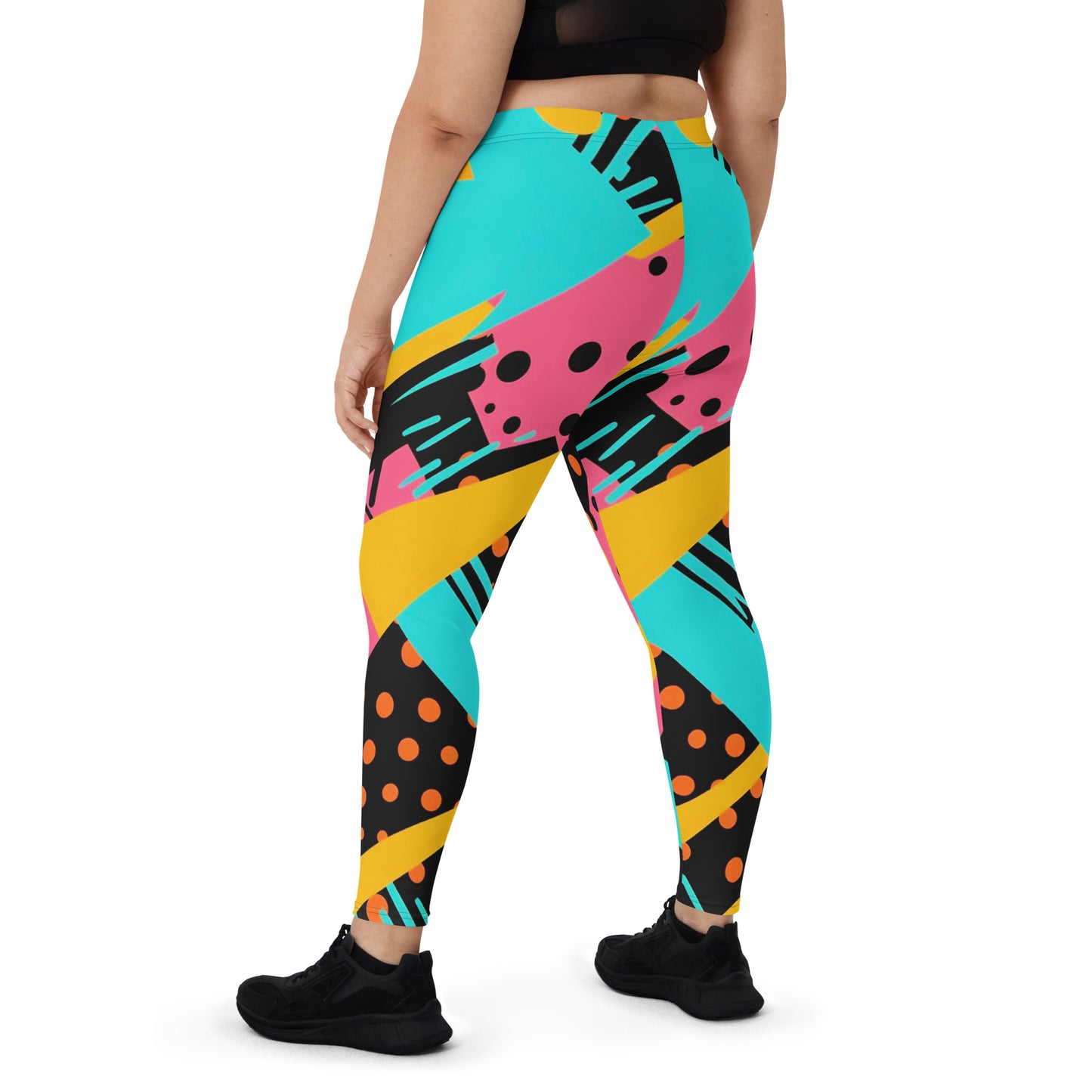 Abstract Paint Leggings