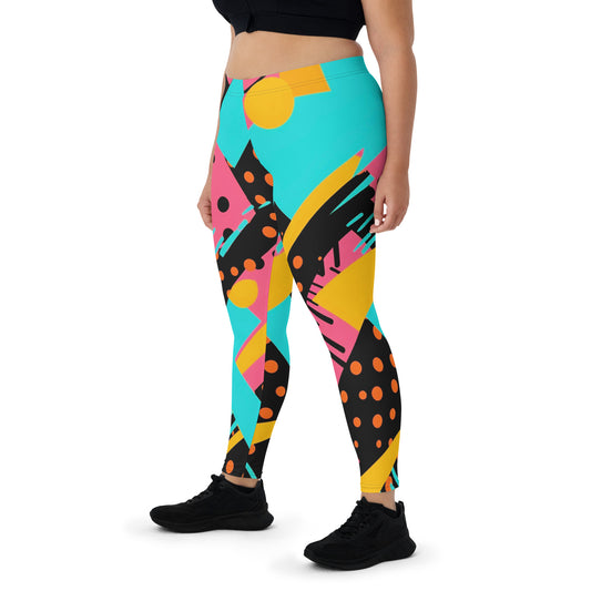 Abstract Paint Leggings