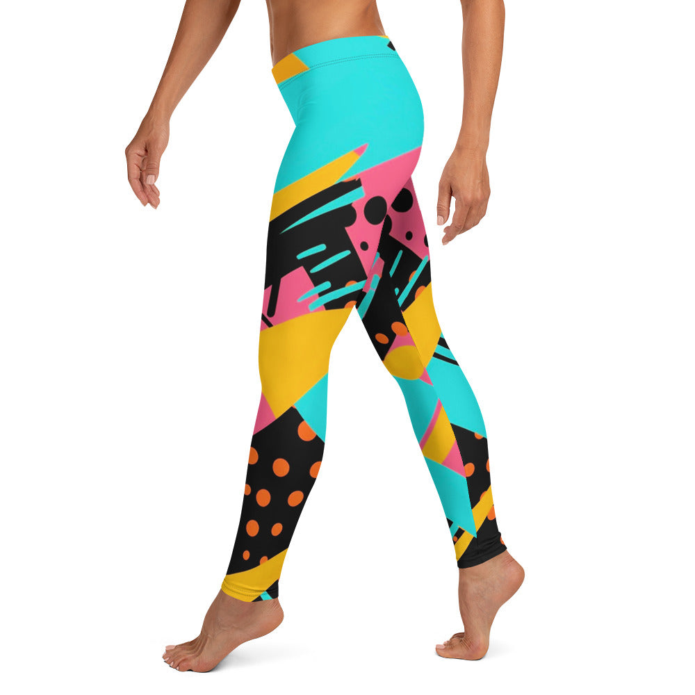 Abstract Paint Leggings