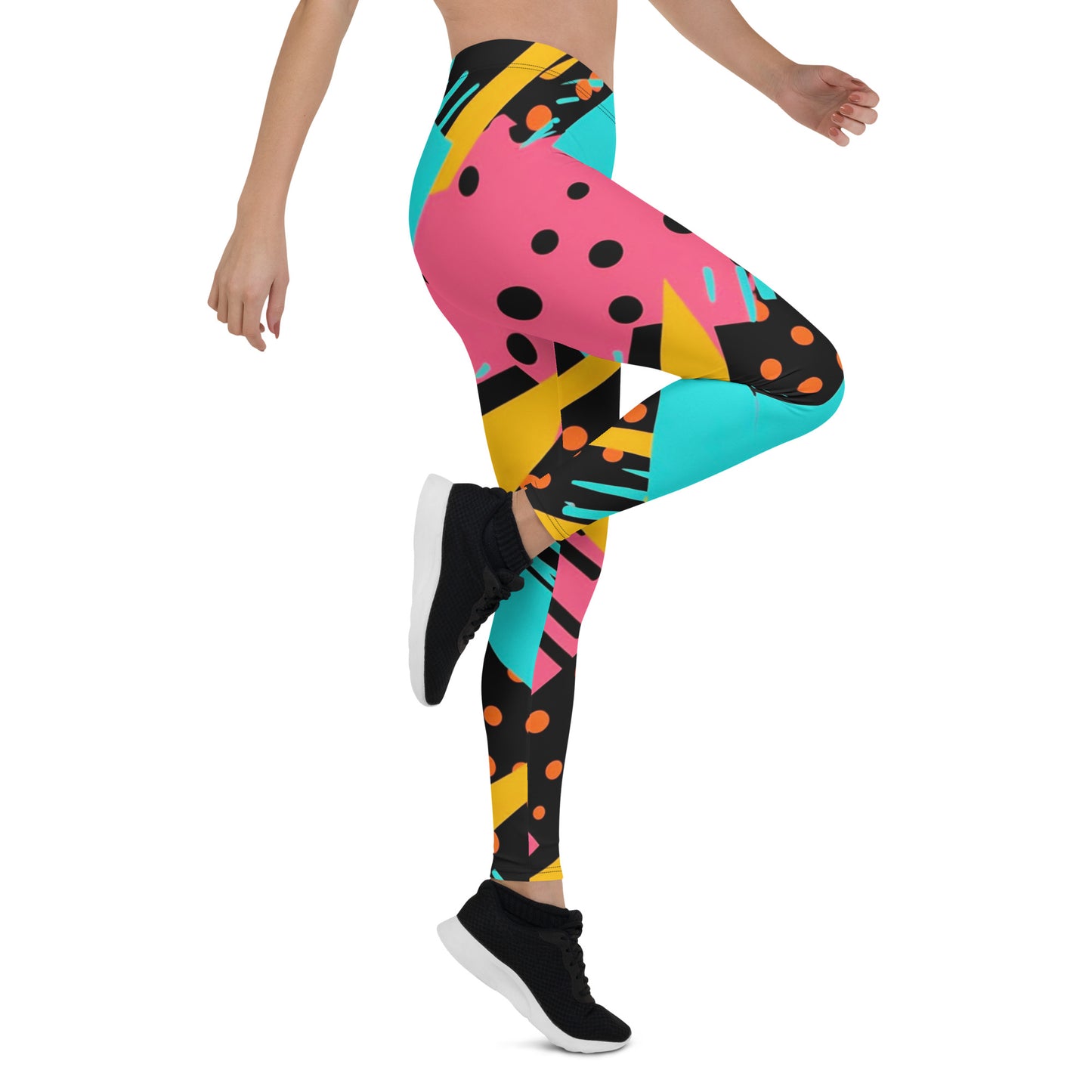 Abstract Paint Leggings