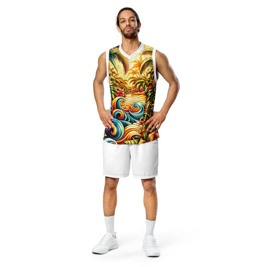 Tropical Unisex Basketball Jersey