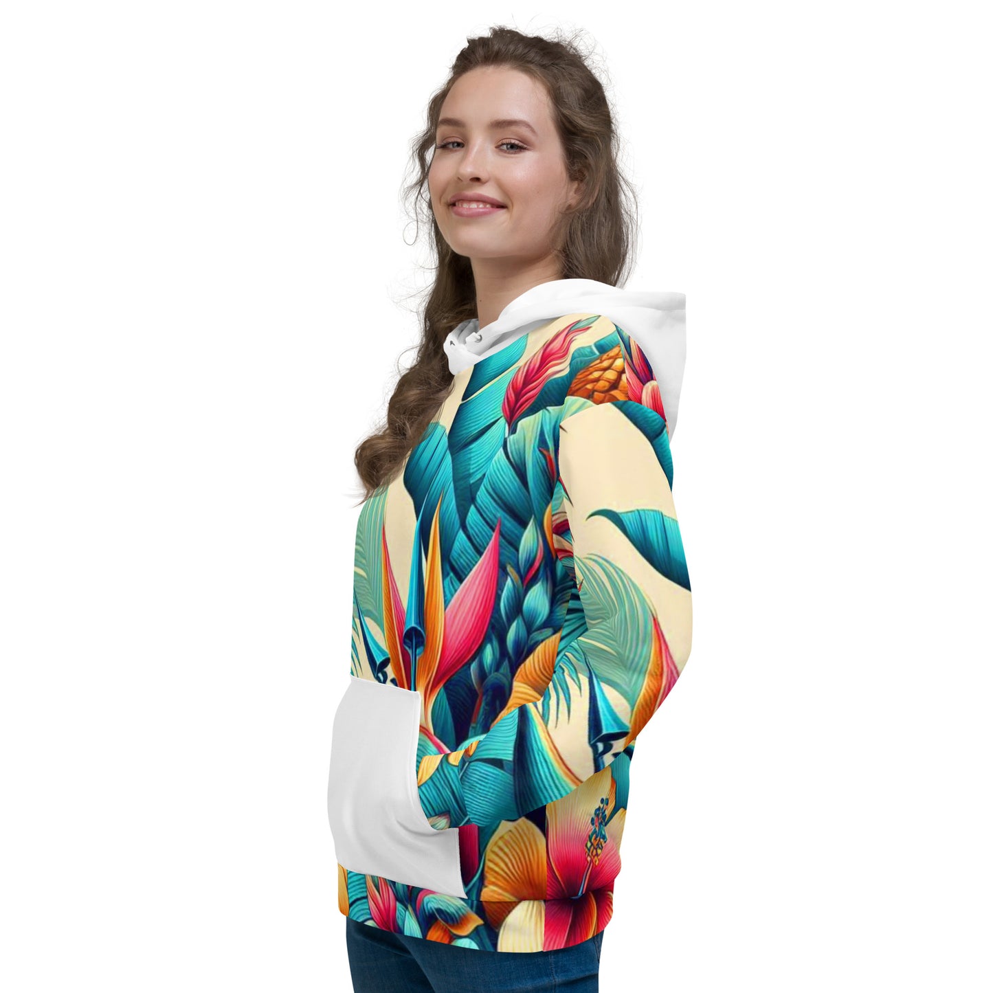 Floral Unisex Hoodie