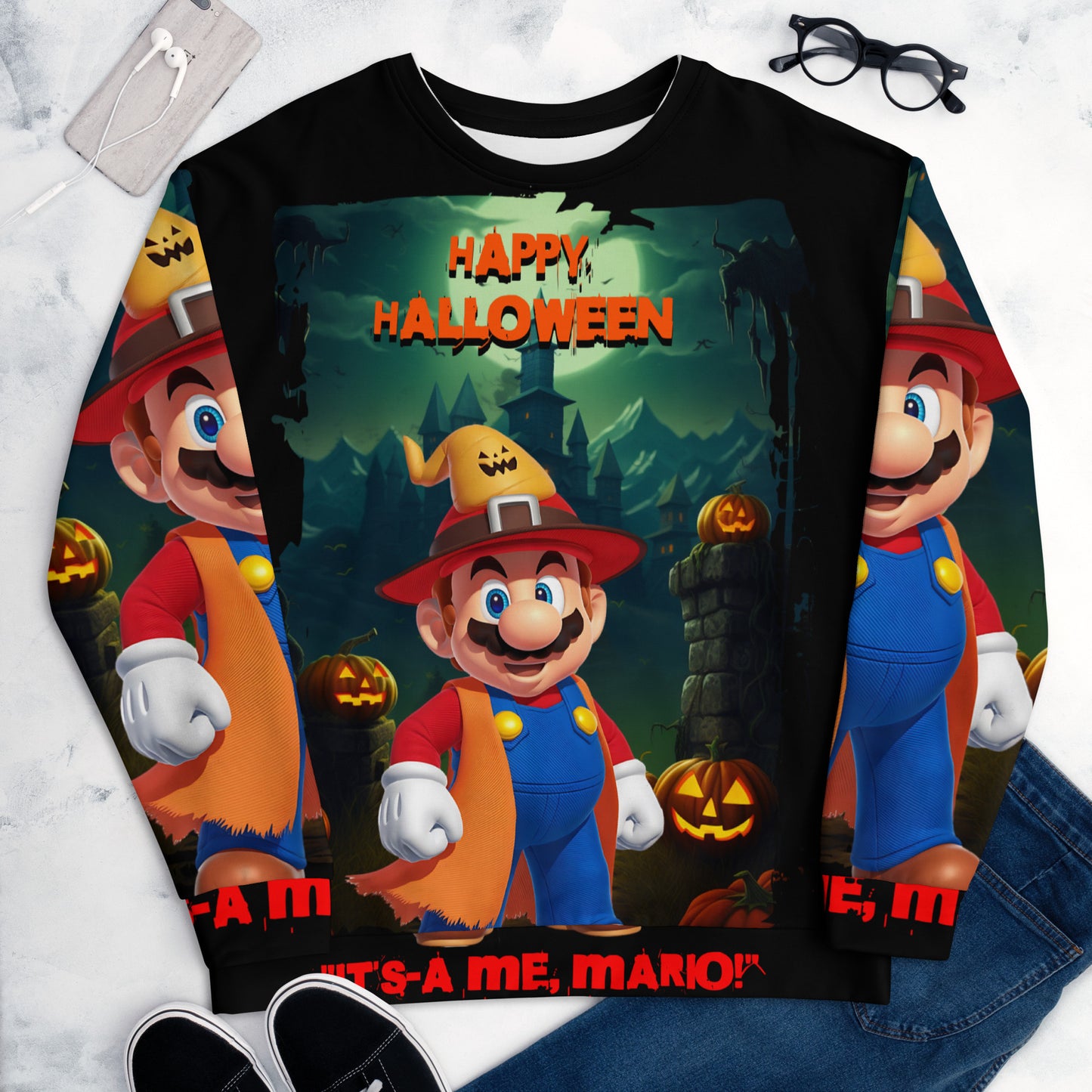 Mario Halloween Sweatshirt