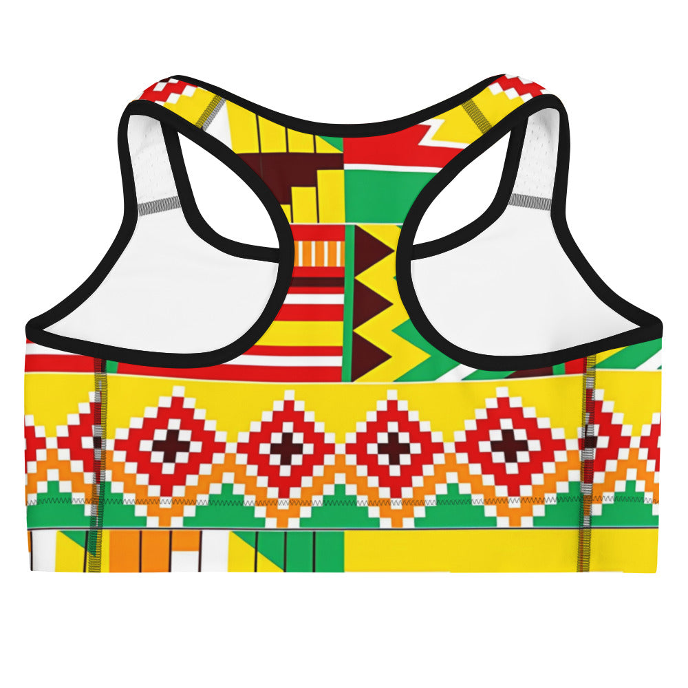 Afrocentirc Ladies Sports Bra