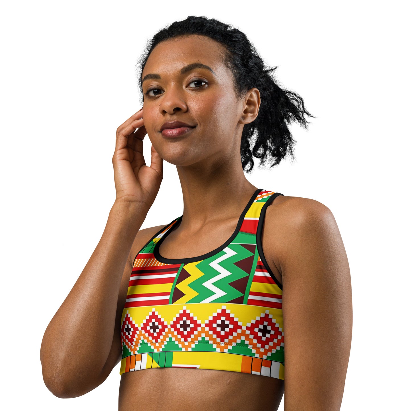 Afrocentirc Ladies Sports Bra