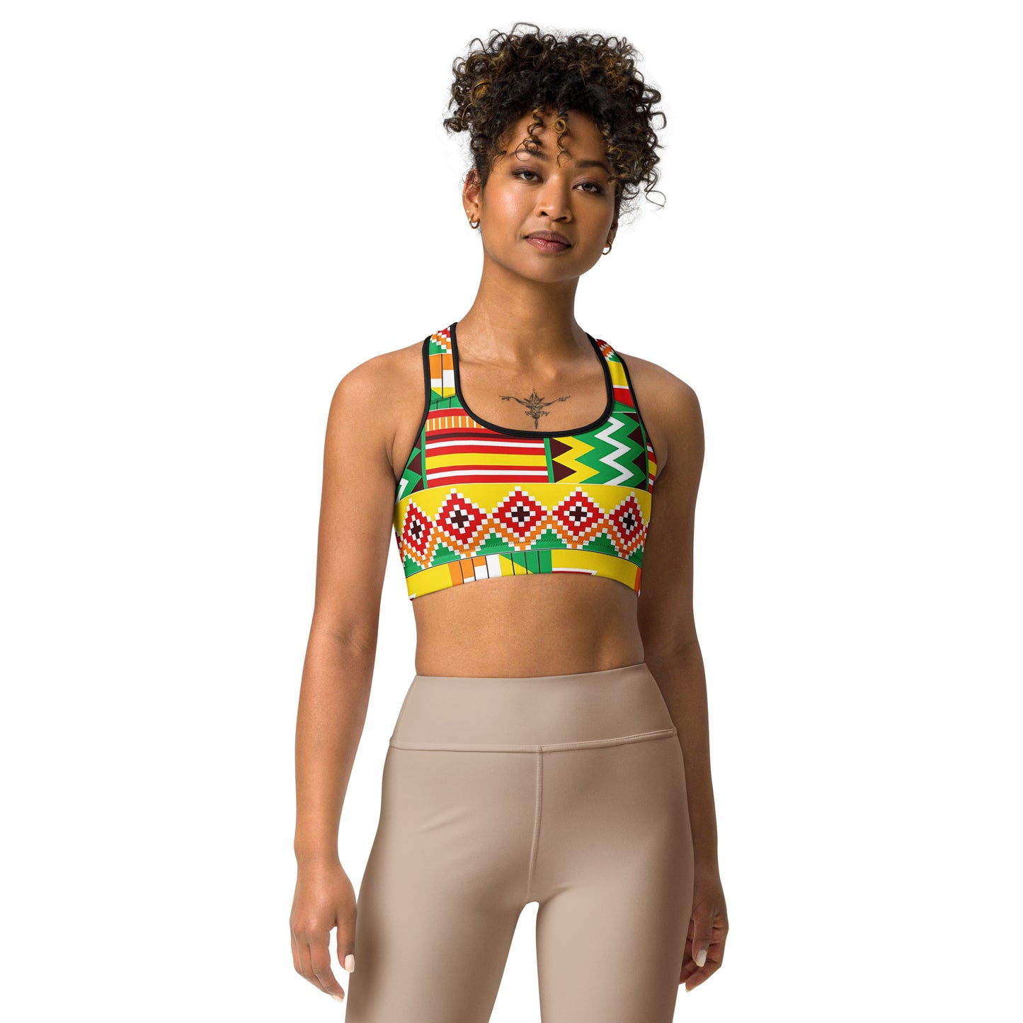 Afrocentirc Ladies Sports Bra