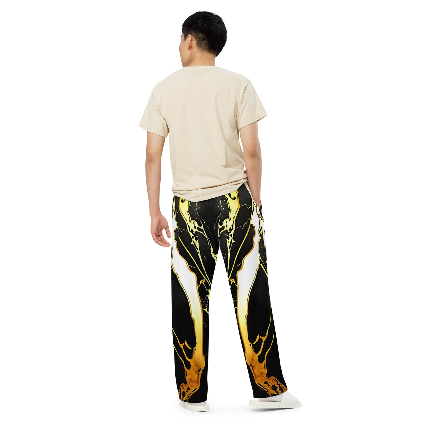 Marble Unisex Wide-leg Pants