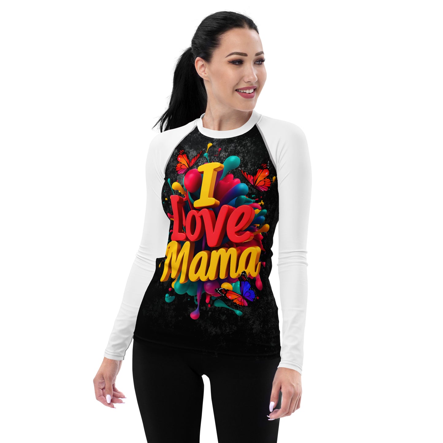 Love Mom Women's Rash Guard