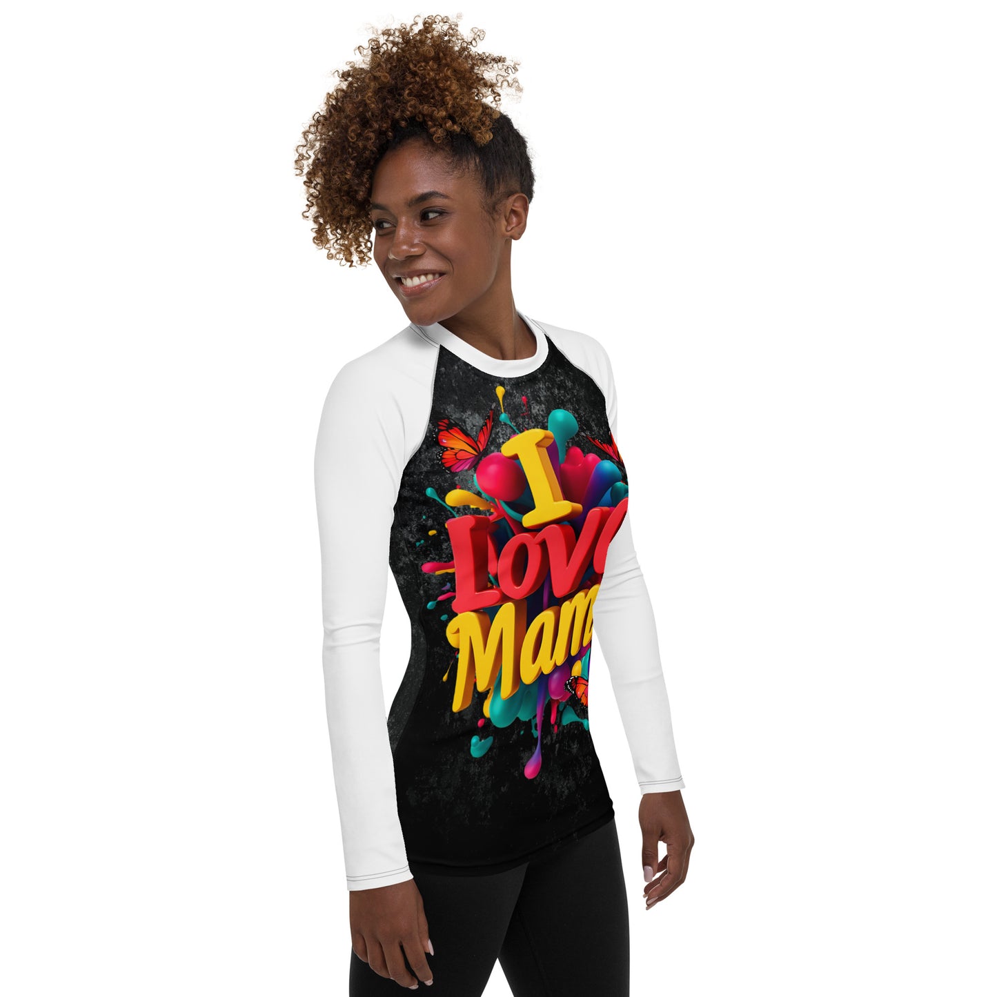 Love Mom Women's Rash Guard