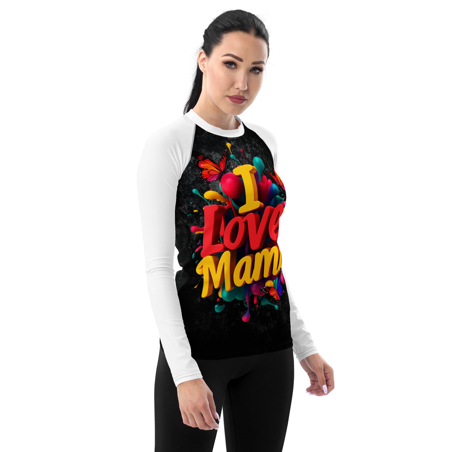 Love Mom Women's Rash Guard