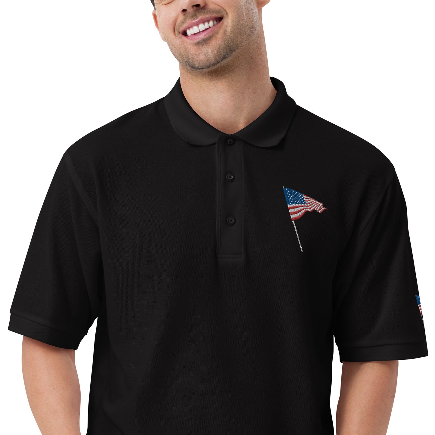 American Flag Polo