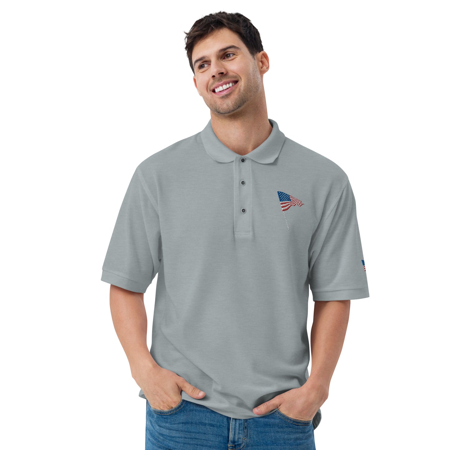 American Flag Polo