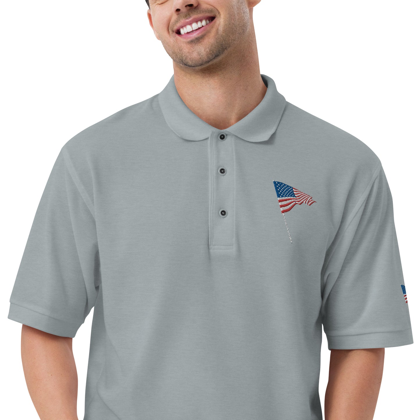 American Flag Polo