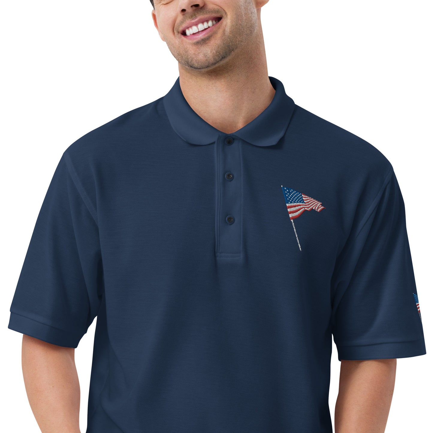 American Flag Polo