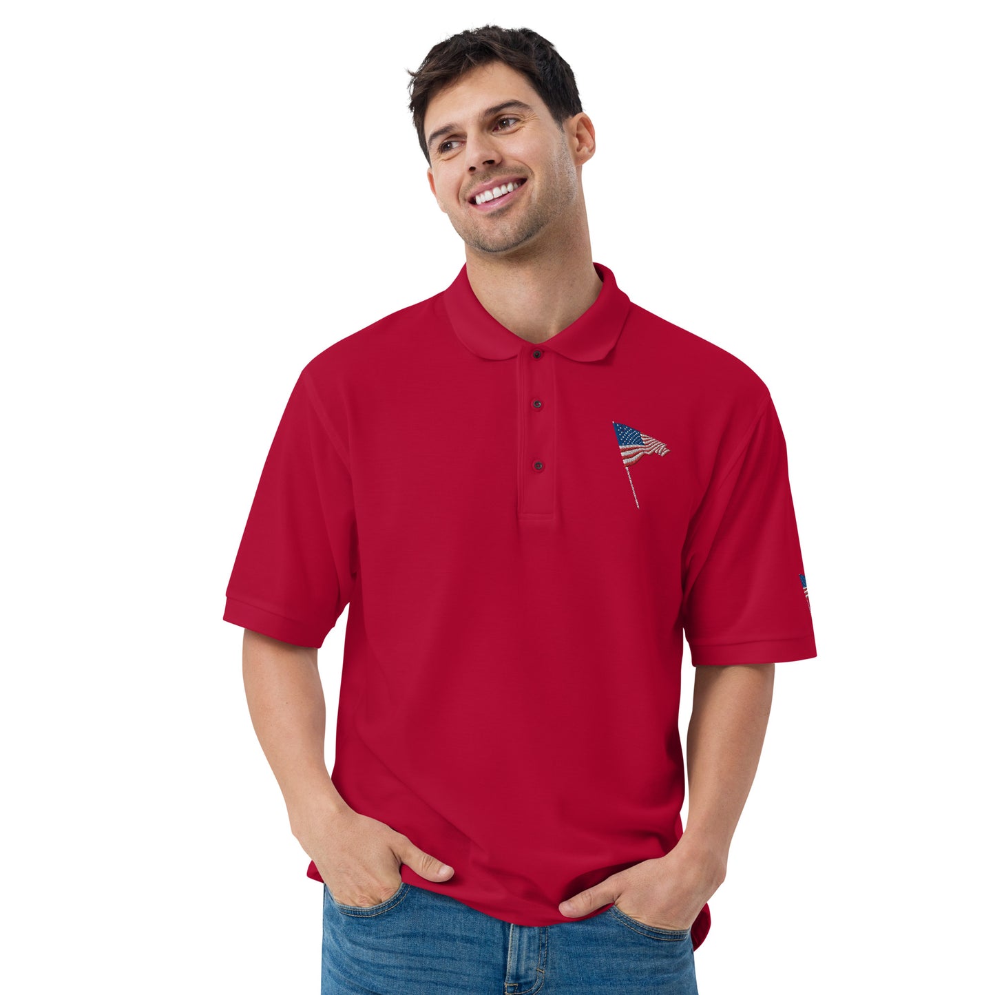 American Flag Polo