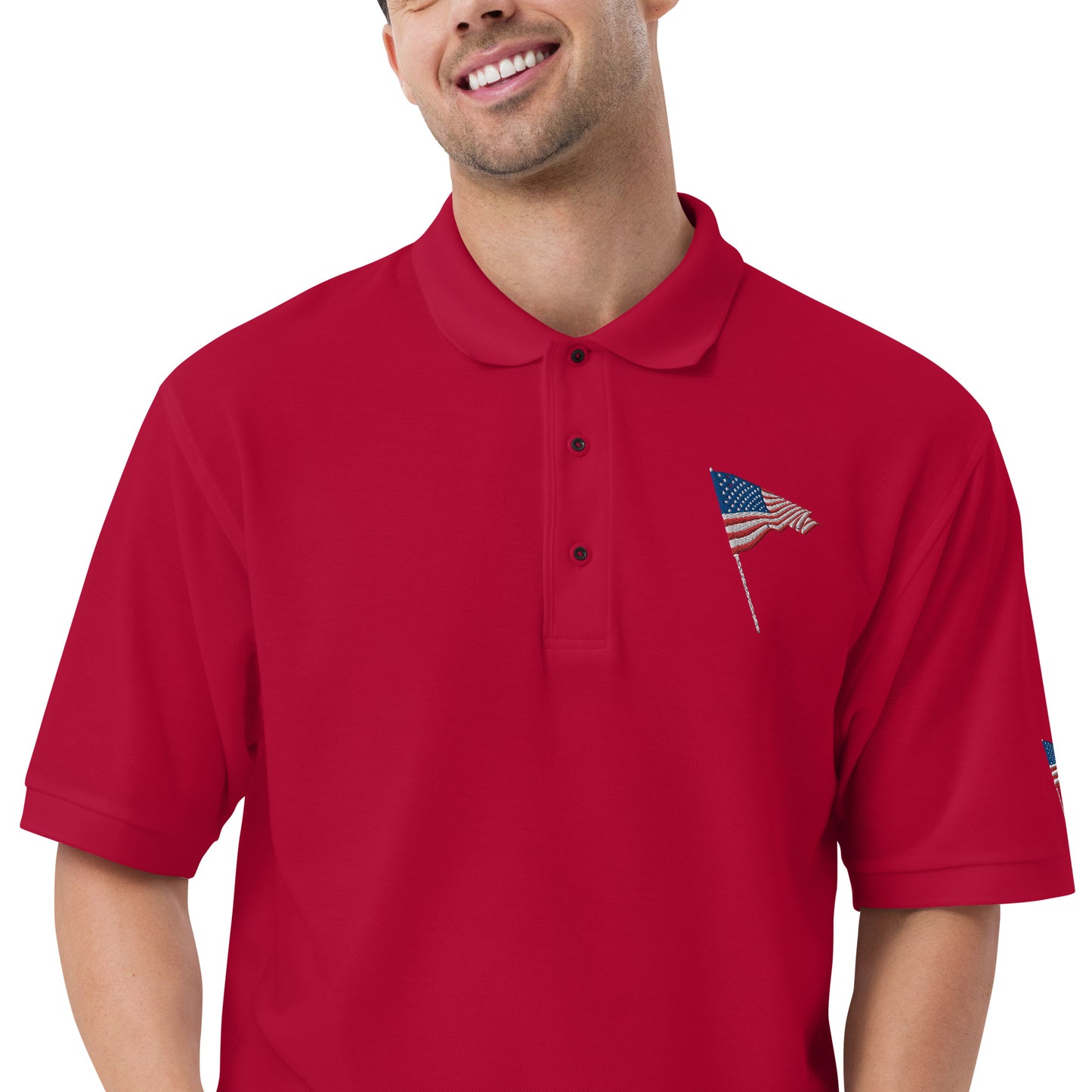 American Flag Polo