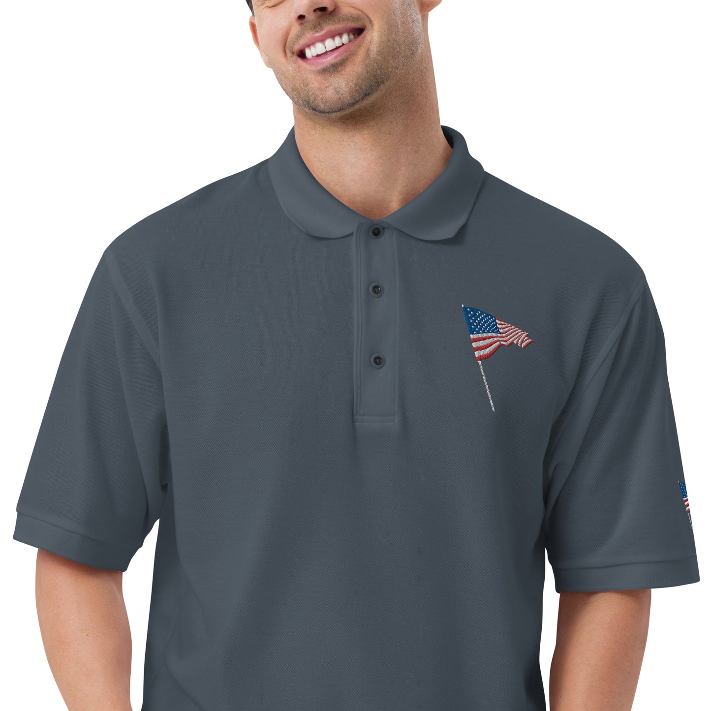 American Flag Polo