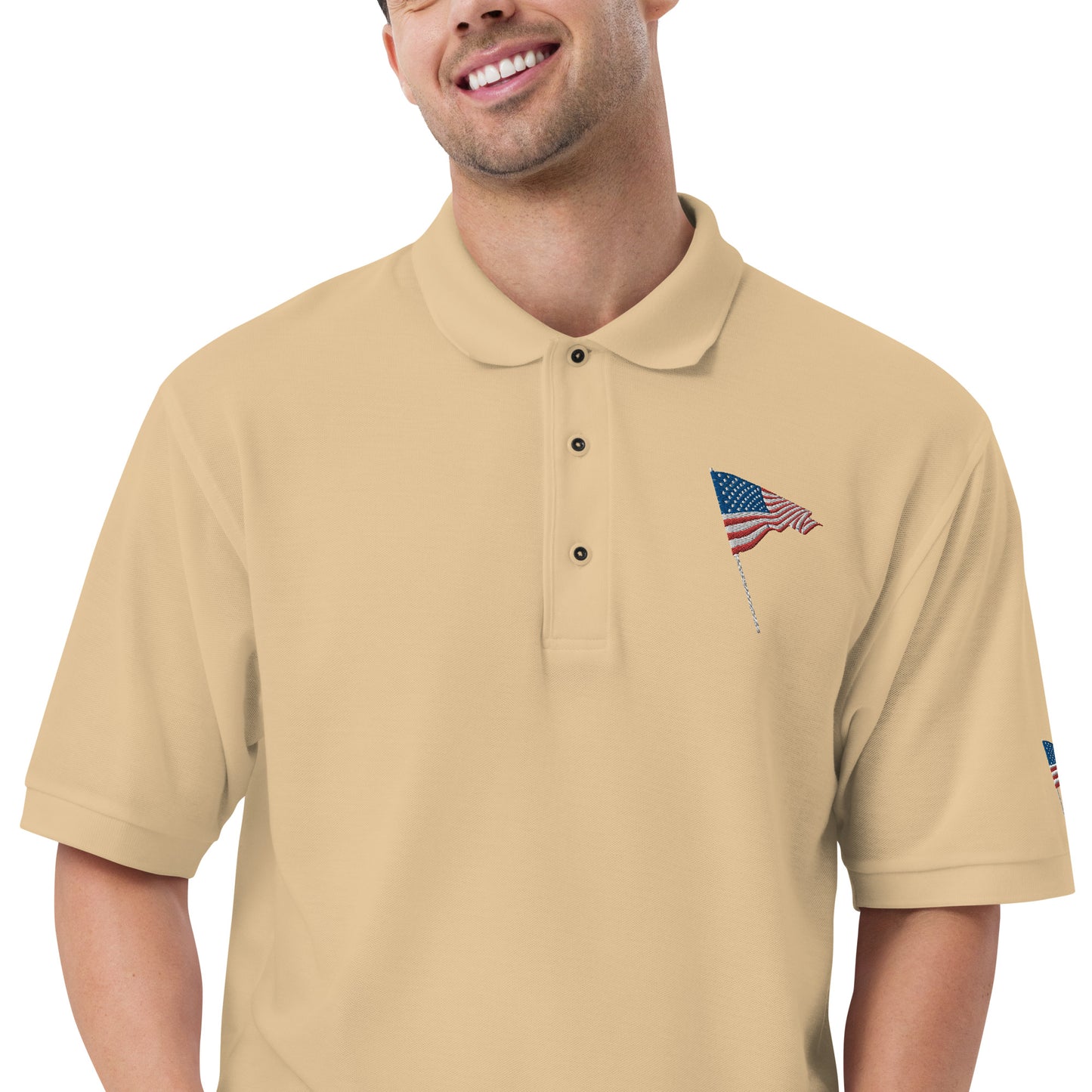 American Flag Polo