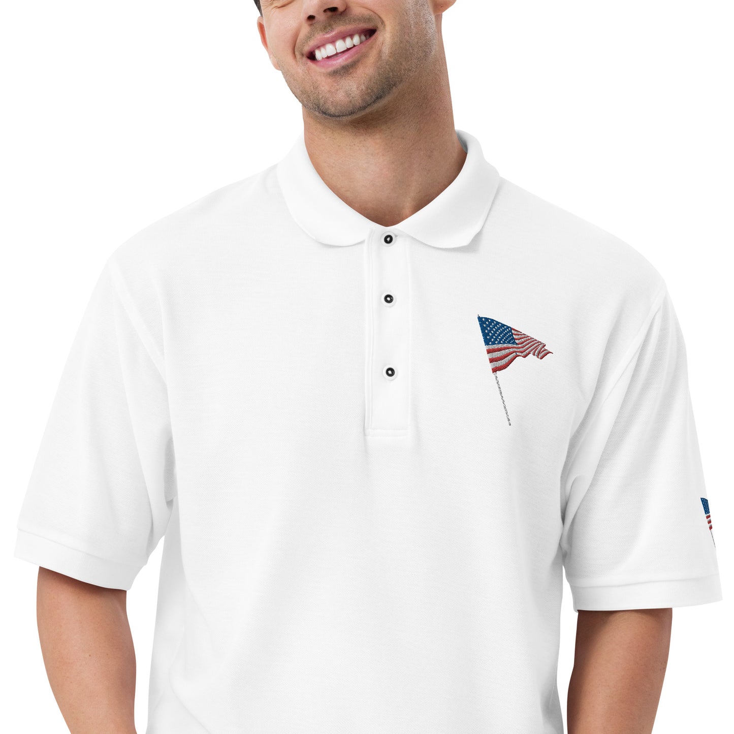 American Flag Polo