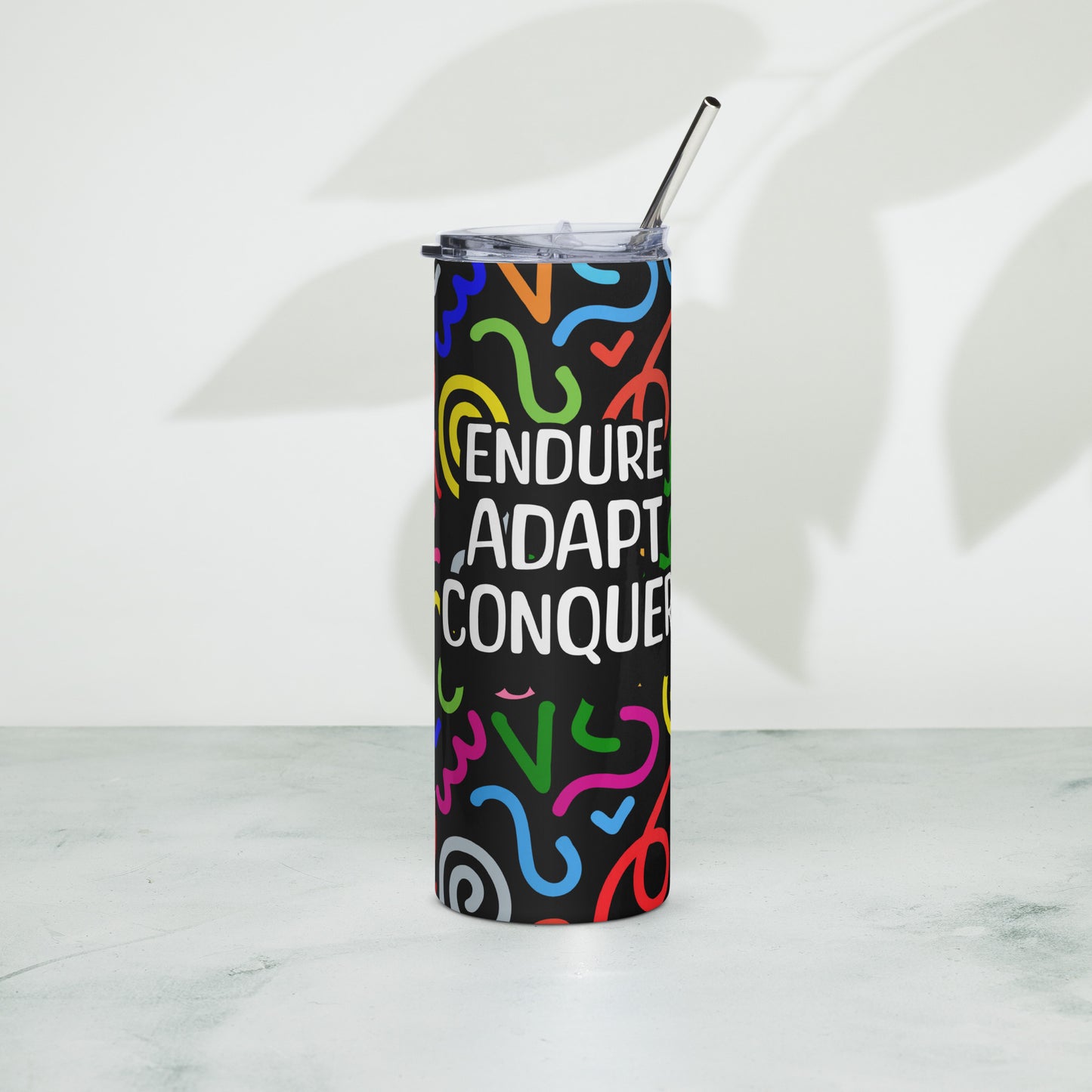 Endure Adapt Conquer Tumbler