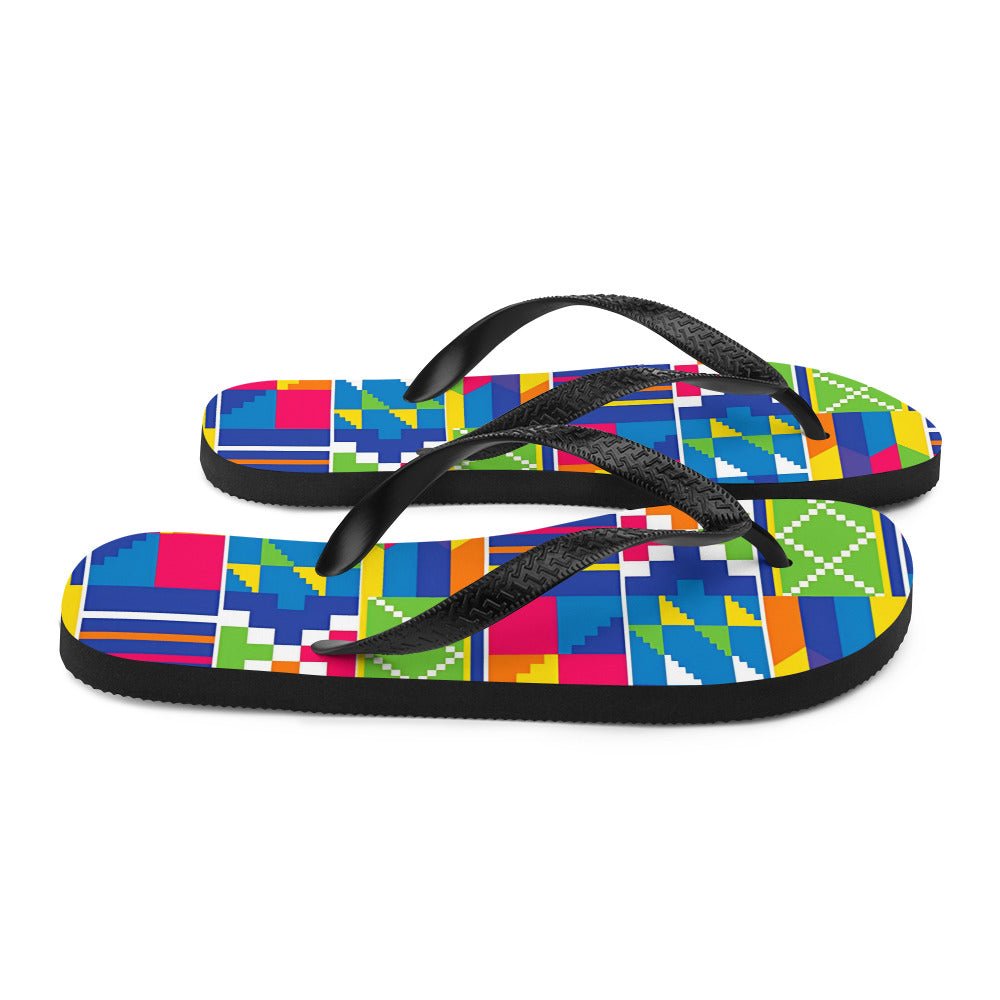 Kente Flip-Flops