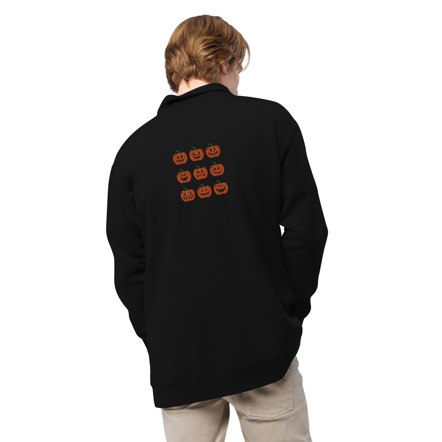 Pumpkin Unisex Fleece Pullover