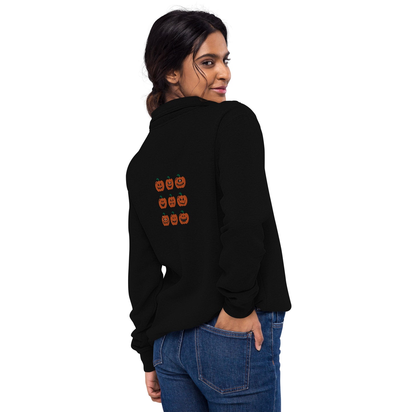 Pumpkin Unisex Fleece Pullover