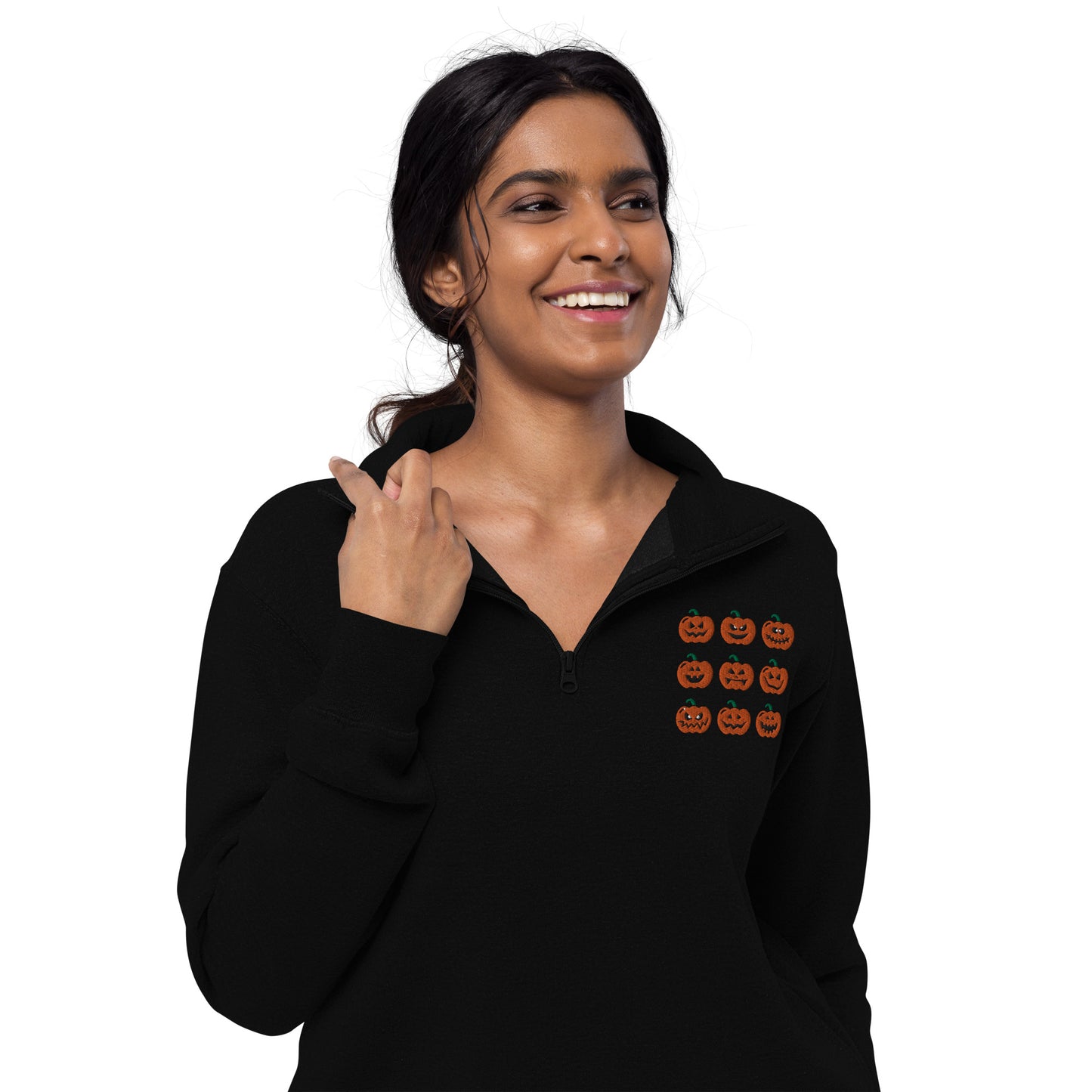 Pumpkin Unisex Fleece Pullover