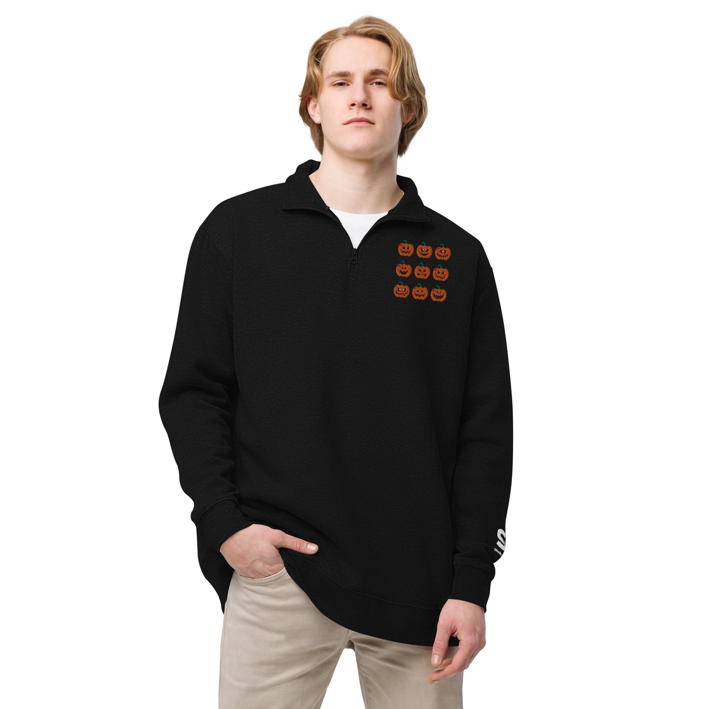 Pumpkin Unisex Fleece Pullover