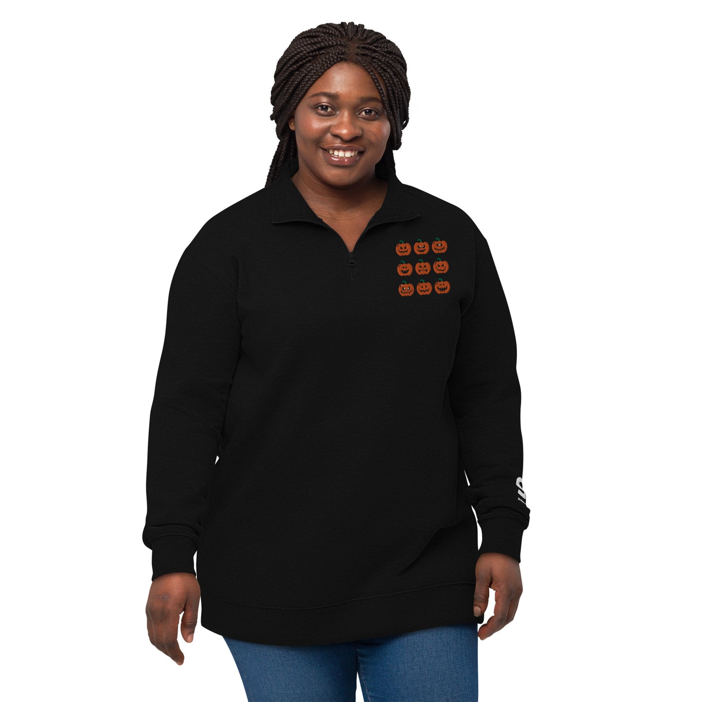 Pumpkin Unisex Fleece Pullover