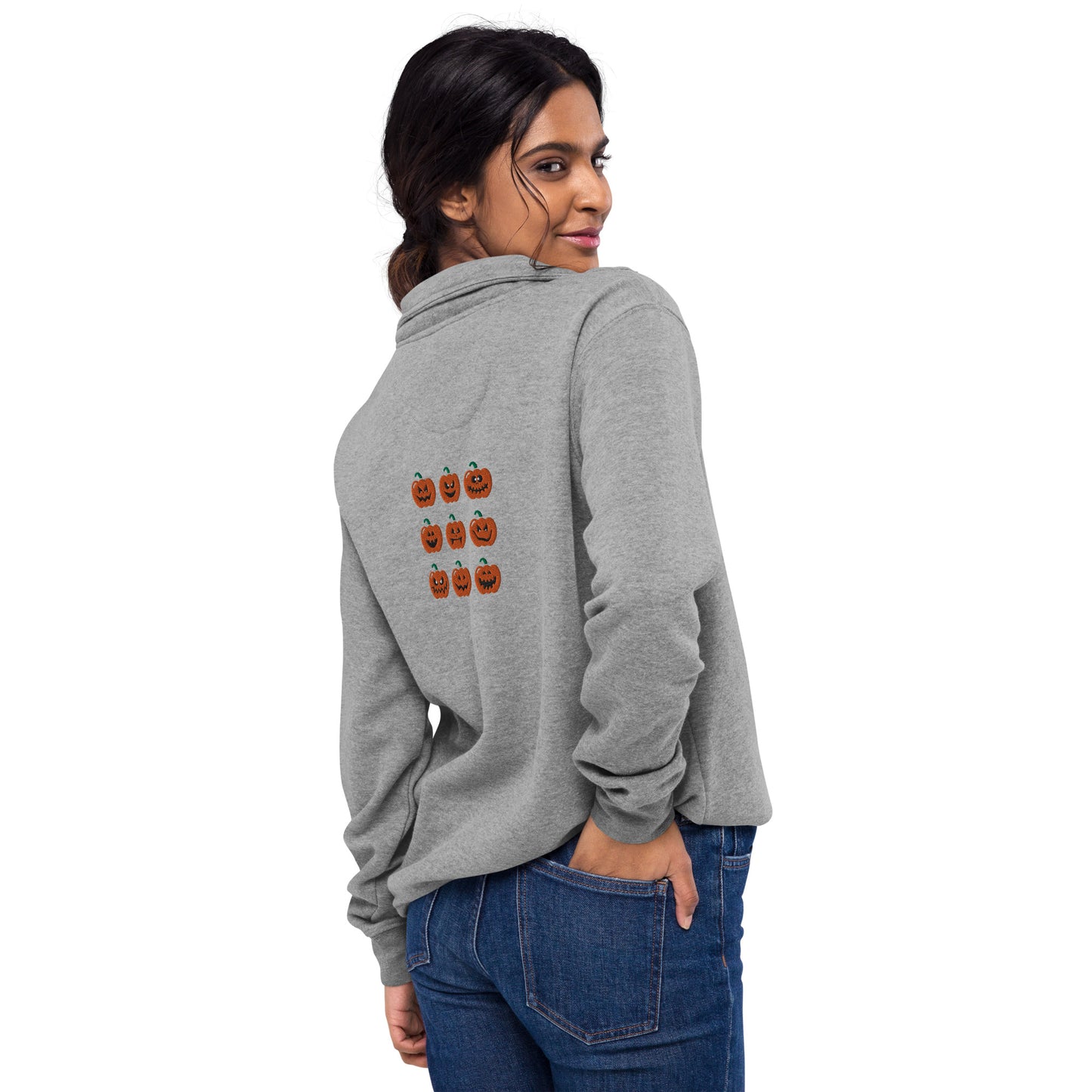 Pumpkin Unisex Fleece Pullover