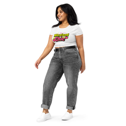 Maryland Women's Crop Tee